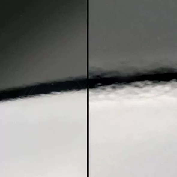 What causes orange peel?