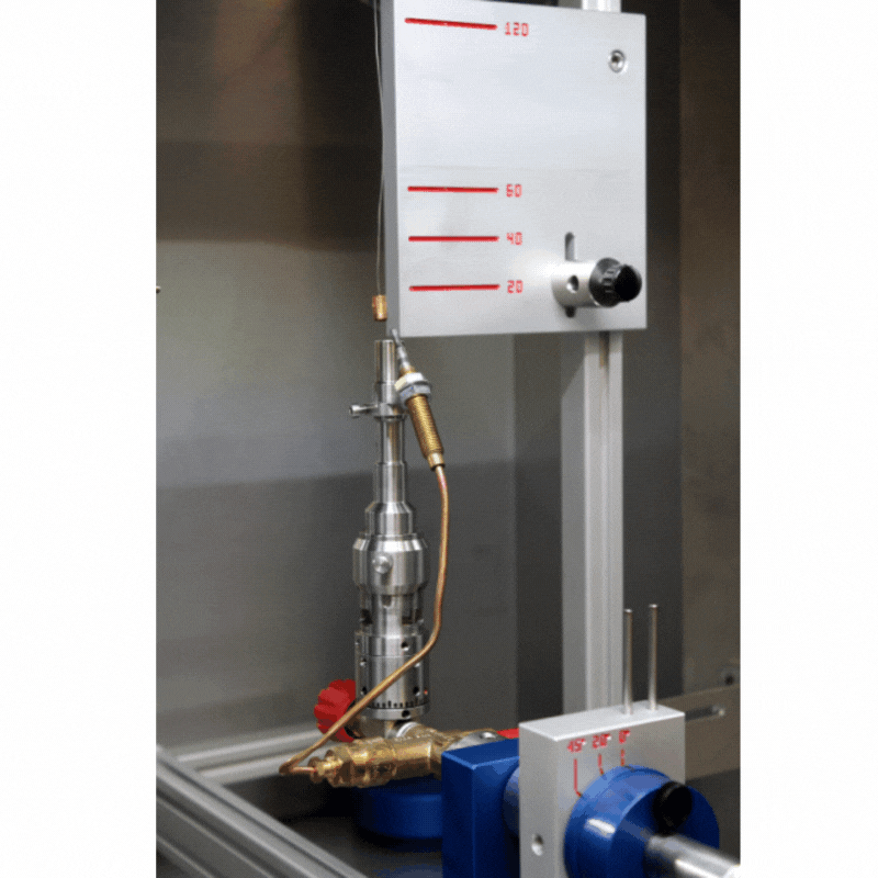 Flammability Tester for Rubber and Plastics Temperature Calibration