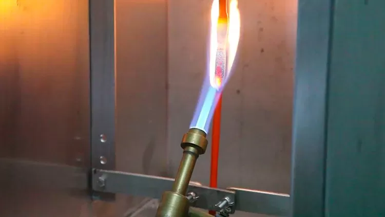 Máy kiểm tra ngọn lửa dọc cho cáp đơn QualiFlame-VFTSC