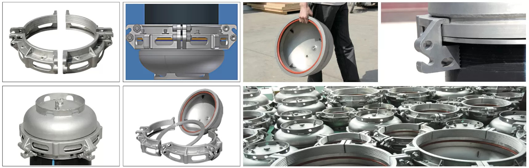 Nắp đầu và vỏ bọc cho thử nghiệm ống nhựa PVC