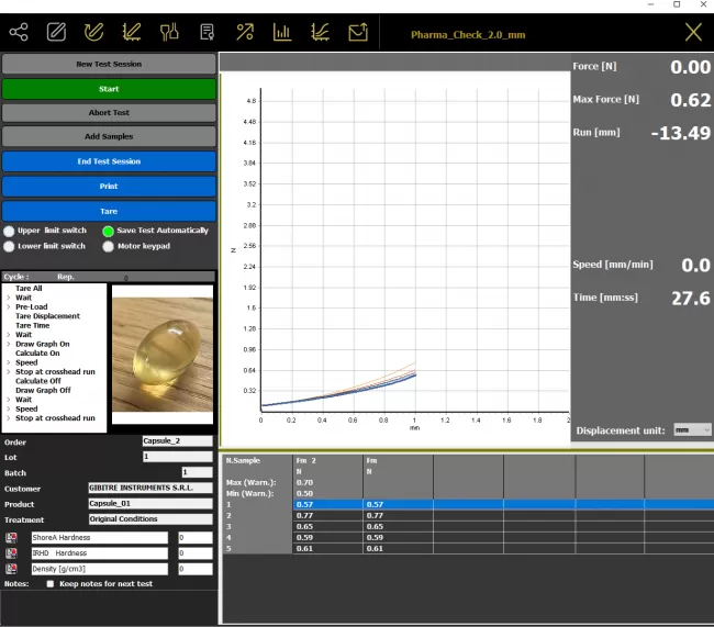 Gelatine Capsule and Soft Gel Hardness Tester – Auto PharmaCheck