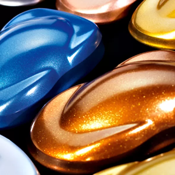 Máy quang phổ đa góc, Máy quang phổ màu kim loại